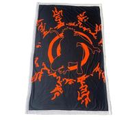 Homadict Plaid Sherpa Naruto - 100x150cm - Couverture Polaire Douce & Chaude - Naruto Seal - Qualité Elevée & Confortable - Licence Officielle