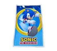 Homadict Plaid Sherpa Sonic - 100x150cm - Couverture Polaire Douce & Chaude - Hedgehog - Qualité Elevée & Confortable - Licence Officielle