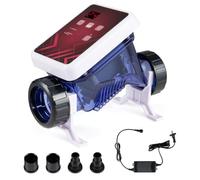 HOMASIS Chlorinateur de Sel Cyclique, pour l'Entretien de l'eau | Générateur de Chlore Électronique, avec Indication de Défaut, Installation Facile, Réglage de l'Heure, Mode Auto-nettoyage