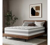HOMAVO Matelas 140x190x25 cm Hybride à Ressorts Ensachés et Mémoire de Forme, 7 Zones Ergonomiques, Confort Mi-Ferme H3/H4, Respirant, Réversible, Soutien du Corps, Sommeil Réparateur