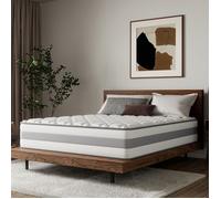 HOMAVO Matelas 140x200x28 cm Hybride à Ressorts Ensachés et Mémoire de Forme Ergonomiques Confort Ferme H3/H4 Respirant
