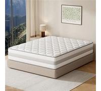 HOMAVO Matelas 90x190 Ressorts Ensachés, Matelas avec 7 Zones de Confort, Réversible H3/H4, Très Épais 25 cm, Matelas Mousse Mémoire Adaptative, Certifié OEKO-TEX