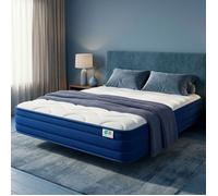 HOMAVO Matelas 90x200 cm, Mémoire de Forme + Mousse Hybride, Ép 22 cm, Ressorts Ensachés, Confort Optimal, Ferme, 7 Zones, OEKO-TEX