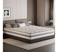 HOMAVO Matelas à Ressorts 100x200 cm - 25 cm d'Épaisseur, 7 Zones de Confort, Soutien Équilibré, Certifié OEKO-TEX G