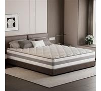 HOMAVO Matelas à Ressorts 180x200 cm - 25 cm d'Épaisseur, 7 Zones de Confort, Soutien Équilibré, Certifié OEKO-TEX G