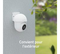 Hombli Pan & Tilt Cam 2K - Caméra de Sécurité Intelligente pour Intérieur/Extérieur avec Suivi de Mouvement Avancé, CCTV Étanche avec 2K QHD, Grand Angle, Vision Nocturne, Détection de Forme Humaine