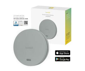 Hombli détecteur de fumée intelligent gris