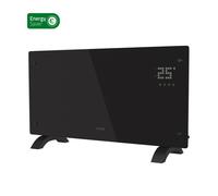 Hombli Smart Convection Heater - 2000W Black Glass