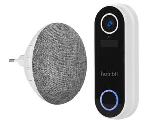 Hombli Smart Doorbell Pack, Noir, Blanc, Maison, Bureau, IP65, Plastique, IR, 2 voies