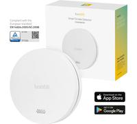Hombli Smart Smoke Detector avec aimant - Détecteur d'incendie - Pile de 10 ans - Alarme puissante - App & notifications mobiles - Installation facile - Blanc