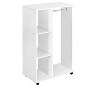 Armoire de rangement penderie à roulettes