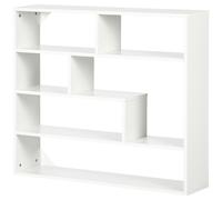 HOMCOM Bibliothèque Murale Moderne en Bois à 4 Niveaux, 94x19.5x80cm, Blanc