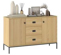 HOMCOM - Buffet - Panneaux de particules - 120x39.5x77cm - Bois naturel