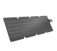 HOMCOM Chargeur solaire pliable 36W panneau solaire portable ports type-C et USB-a imperméable IP67 89,8 x 27,9 x 1 cm gris