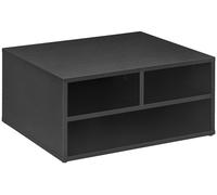 HOMCOM, chariot mobile pour imprimante de bureau, avec 3 étagères ouvertes à 2 niveaux, dimensions 47x40x22,5 cm, couleur noire