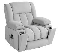 HOMCOM Fauteuil de levage électrique, Tissu doux et velouté, Ports USB