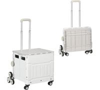 Homcom HOMCOM Chariot de supermarché avec poignée télescopique 923-053V00