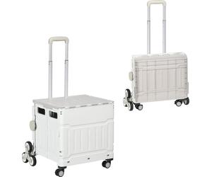 Homcom HOMCOM Chariot de supermarché avec poignée télescopique 923-053V00