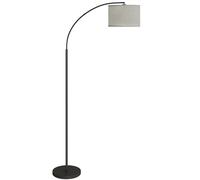 HOMCOM Lampadaire avec télécommande abat-jour réglable 11 température de couleurs et 11 niveaux de luminosité minuterie noir