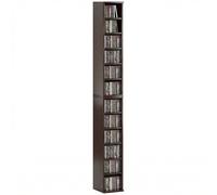 HOMCOM Lot de 2 Étagères Colonnes 21 x 22,5 x 88,5 cm Marron