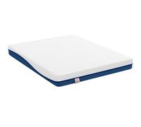 HOMCOM Matelas 160x200cm, matelas 2 personnes, mousse à mémoire de forme au thé vert, housse amovible lavable, fermeté moyenne