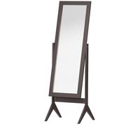 HOMCOM - miroir - Bois - 47x46x148cm - Café