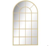 HOMCOM - Miroir - Métal - 110x65x2.5cm - doré