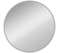 HOMCOM Miroir mural, design moderne, 61 x 61 cm, argent