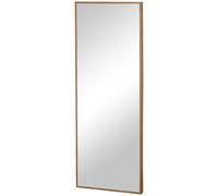 HOMCOM Miroir mural haut en cadre de pin, 45L x 125H x 4,8P cm