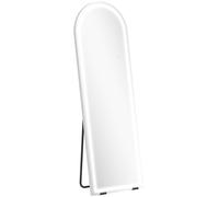 HOMCOM Miroir Pleine Longueur Arqué avec Lumières 150 x 50 cm, Couleur et Luminosité Réglables, Fonction Mémoire, Transparent