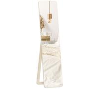 HOMCOM Miroir sur Pied et Mural rectangulaire dim. 37L x 43l x 156H cm bois naturel