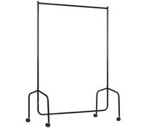 HOMCOM Penderie Acier Noir Charge Max 140 Kg 120Lx60lx170H cm Aosom France