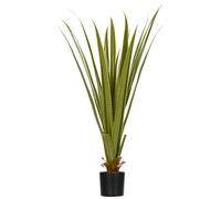 HOMCOM Plante Artificielle Type Agave en Pot 90 cm Intérieur Extérieur | 16 Feuilles, Grand Réalisme