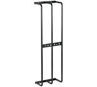 HomCom Porte-serviettes mural 3 barres en métal – 6 serviettes – 21×12×74 cm, Noir