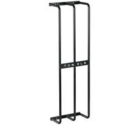 HOMCOM Porte serviettes mural 3 barres en métal noir - peut contenir jusqu'à 6 serviettes, dim. 21l x 12P x 74H cm