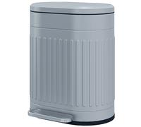 HOMCOM Poubelle 20 L à pédale avec couvercle, seau intérieur amovible, fonction Soft-Close, 36,5 x 31,2 x 45 cm, Gris
