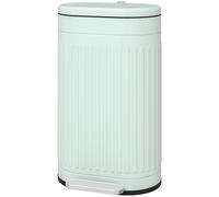 HOMCOM Poubelle 30 L à pédale avec couvercle seau intérieur amovible fonction Soft-Close 36,5 x 31,2 x 60,8 cm, Vert