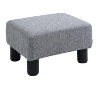 Pouf HOMCOM Lin (100% polyester) 40x30x24cm Gris