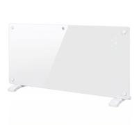 HOMCOM Radiateur Électrique Connecté WiFi 2000 W, Chauffage Convecteur Sur Pied ou Mural, Télécommande, Écran LED, 15-22m²