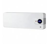 HOMCOM Radiateur Soufflant Mural Radiateur Électrique 2000W en Céramique PTC Oscillation WiFi Thermostat 54x12,5x18,7cm Blanc