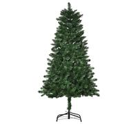 HOMCOM Sapin de Noël Artificiel Ø 75 x 150H cm 454 Branches épines Imitation Nordmann Grand réalisme Vert Aosom.fr