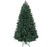 HOMCOM Sapin de Noël Artificiel 180 cm Arbre de Noël avec support en acier pliable, 1061 branches, décoration de Noël, vert