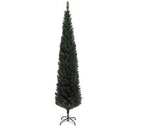 HOMCOM Sapin de Noël artificiel, arbre de Noël, base en acier, 390 branches épines, décoration de Noël, Ø 55 x 195H cm, vert