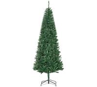 HOMCOM Sapin de Noël sapin artificiel Ø 91 x 210H cm 865 Branches épines Imitation Nordmann Grand réalisme Vert Aosom France