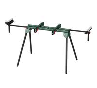 HOMCOM Support pour scie à onglets universel avec rouleaux extensibles 94-195 cm, réglable et pliable, capacité 150 kg, vert