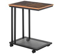 HOMCOM Table basse table d'appoint table de salon Vintage style industriel