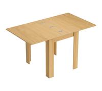 HOMCOM Table extensible 70/140 x 80 cm Table à manger moderne 4-6 personnes Gain de place pour cuisine salle à manger
