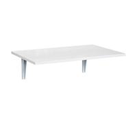 HOMCOM Table Murale Rabattable Cuisine Bureau MDF 60L X 40Lcm Blanc