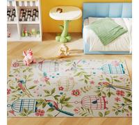 HOMCOM Tapis de campagne, polyvalent, en polyester, entretien facile, antidérapant, Multicolore
