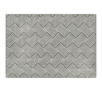 HOMCOM Tapis salon 200 x 140 cm poils courts lavable en machine hypoallergénique pour salon, chambre à coucher, bureau, gris